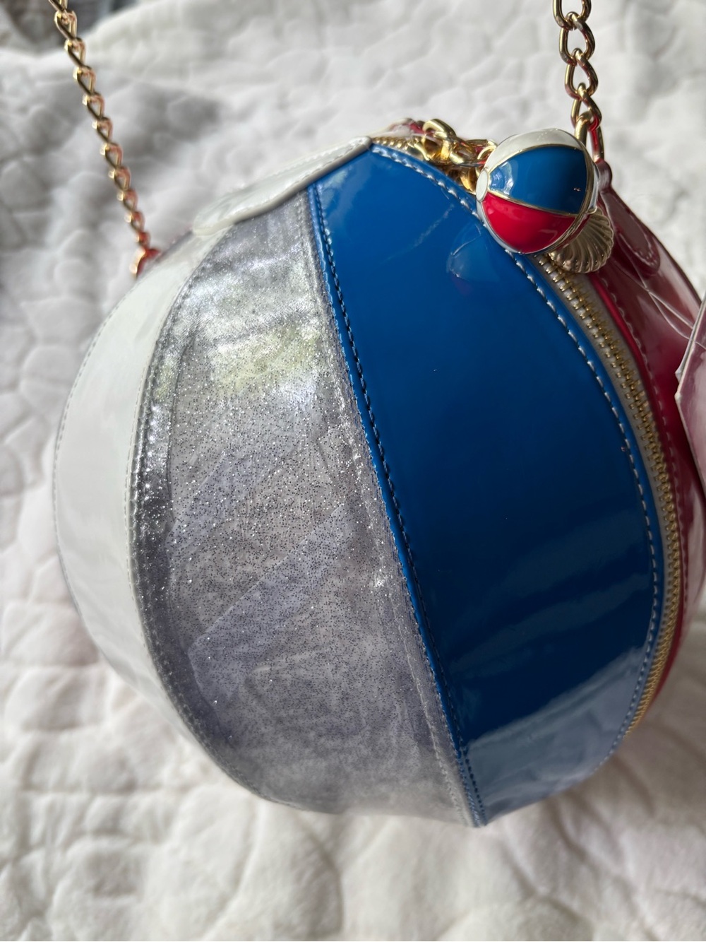 Betsey Johnson KITSCH HAVIN A BALL AMERICAN FLAG - Picture 9 of 12